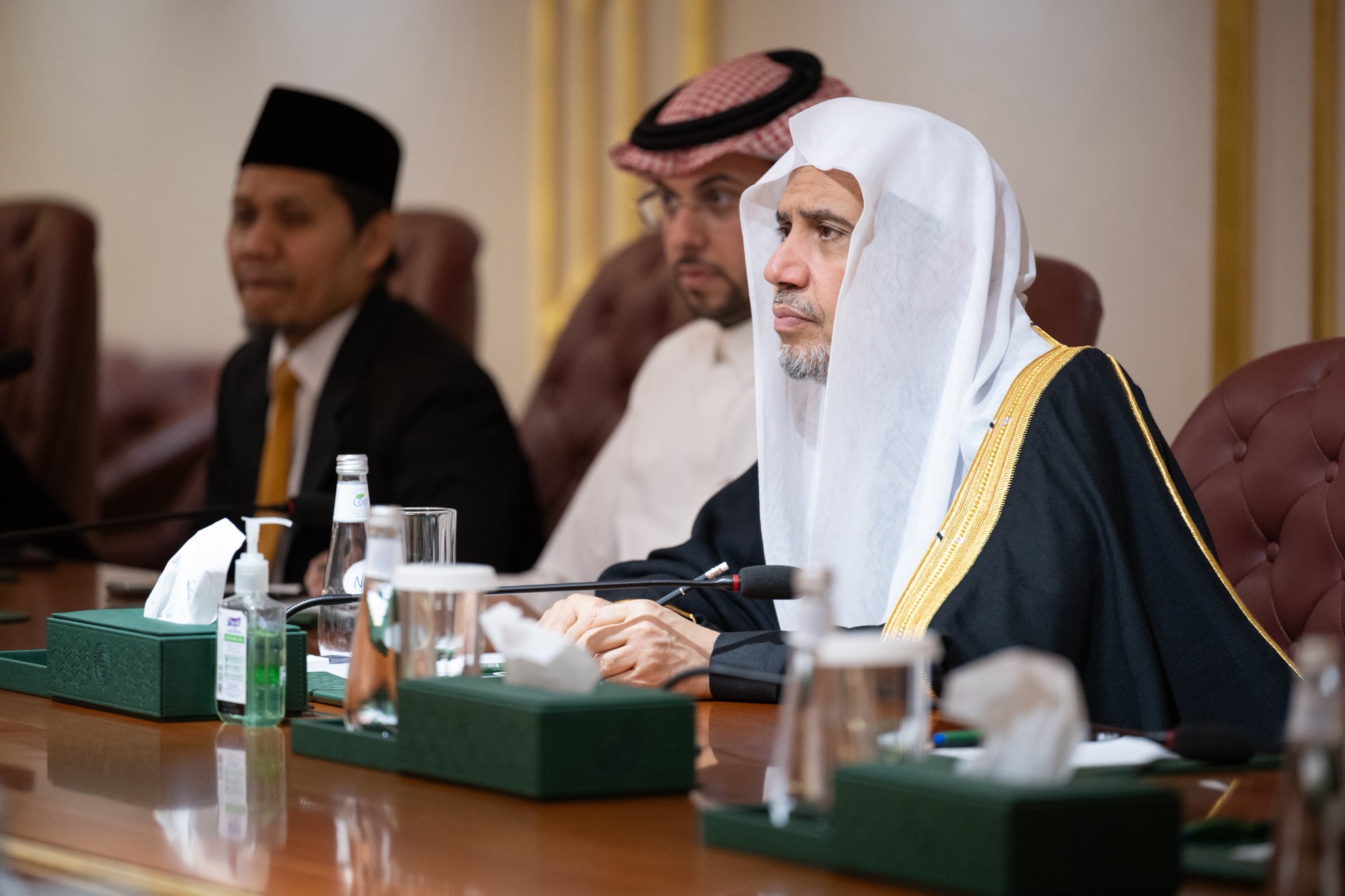 Syekh Dr. Mohammed Alissa, menerima kunjungan delegasi Pimpinan Pusat Muhammadiyah dari Republik Indonesia, yang dipimpin oleh Yang Mulia Ketua Umum PP Muhammadiyah, Prof. Dr. H. Haedar Nashir