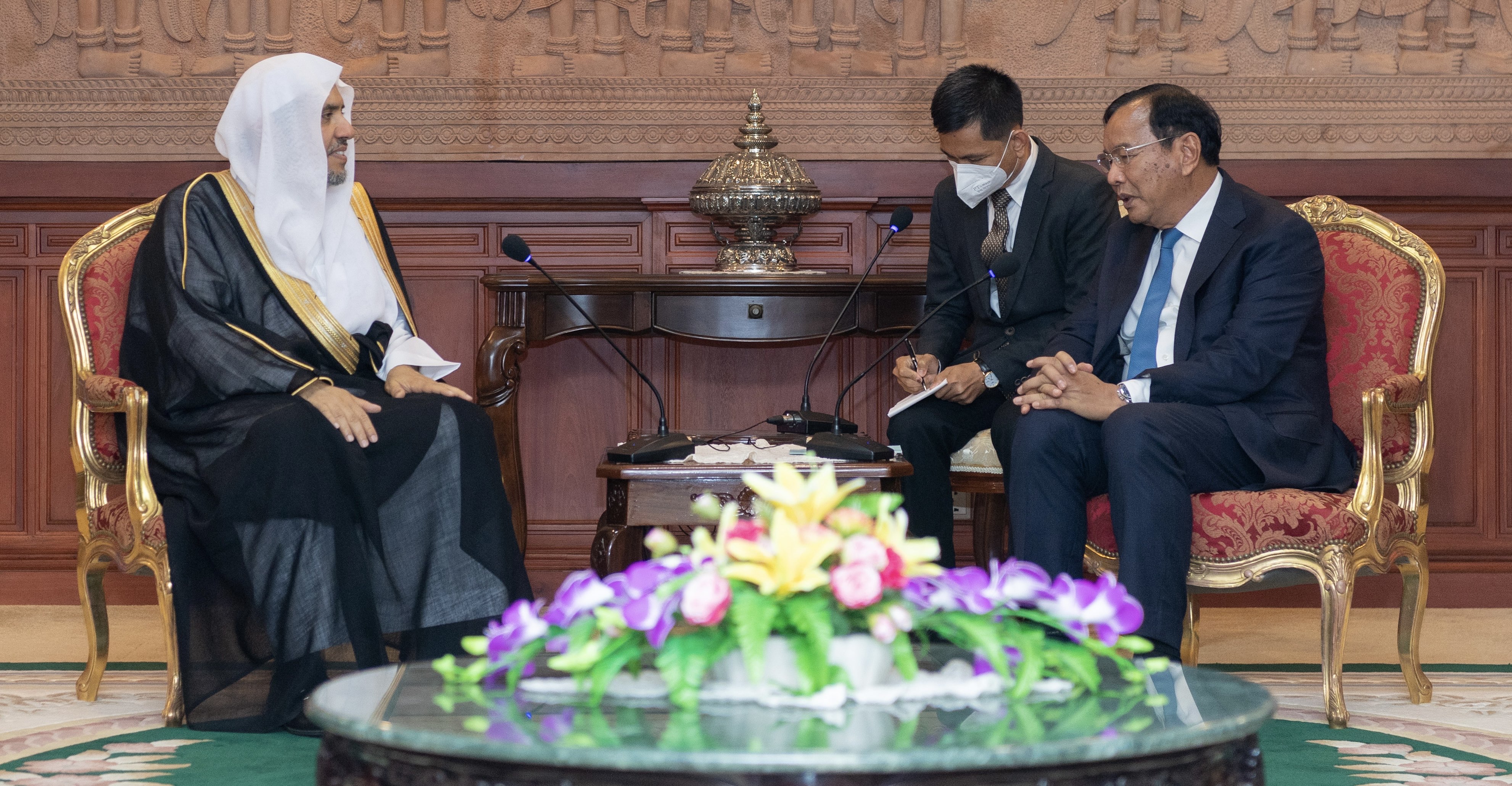 Mohammad Alissa rencontre Mr. Prak Sokhonn le Vice-Premier Ministre et Ministre des Affaires étrangères et de la Coopération internationale