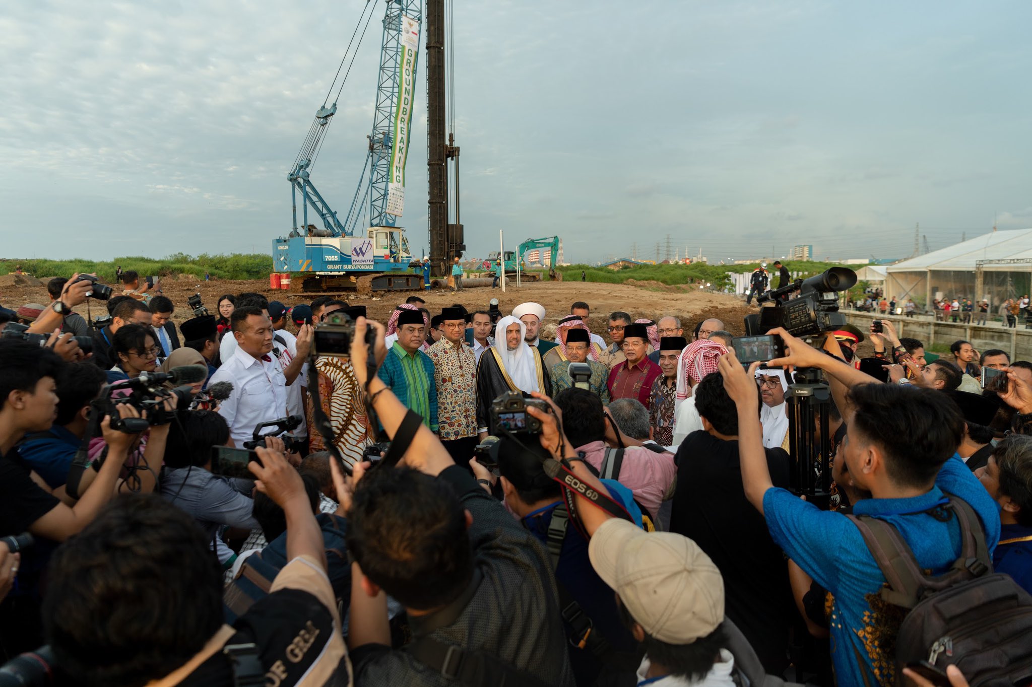HE Dr. Mohammad Alissa and the Vice President of Indonesia laid the foundation stone for a new Museum of the Life of the Prophet and Islamic Civilization in Jakarta
