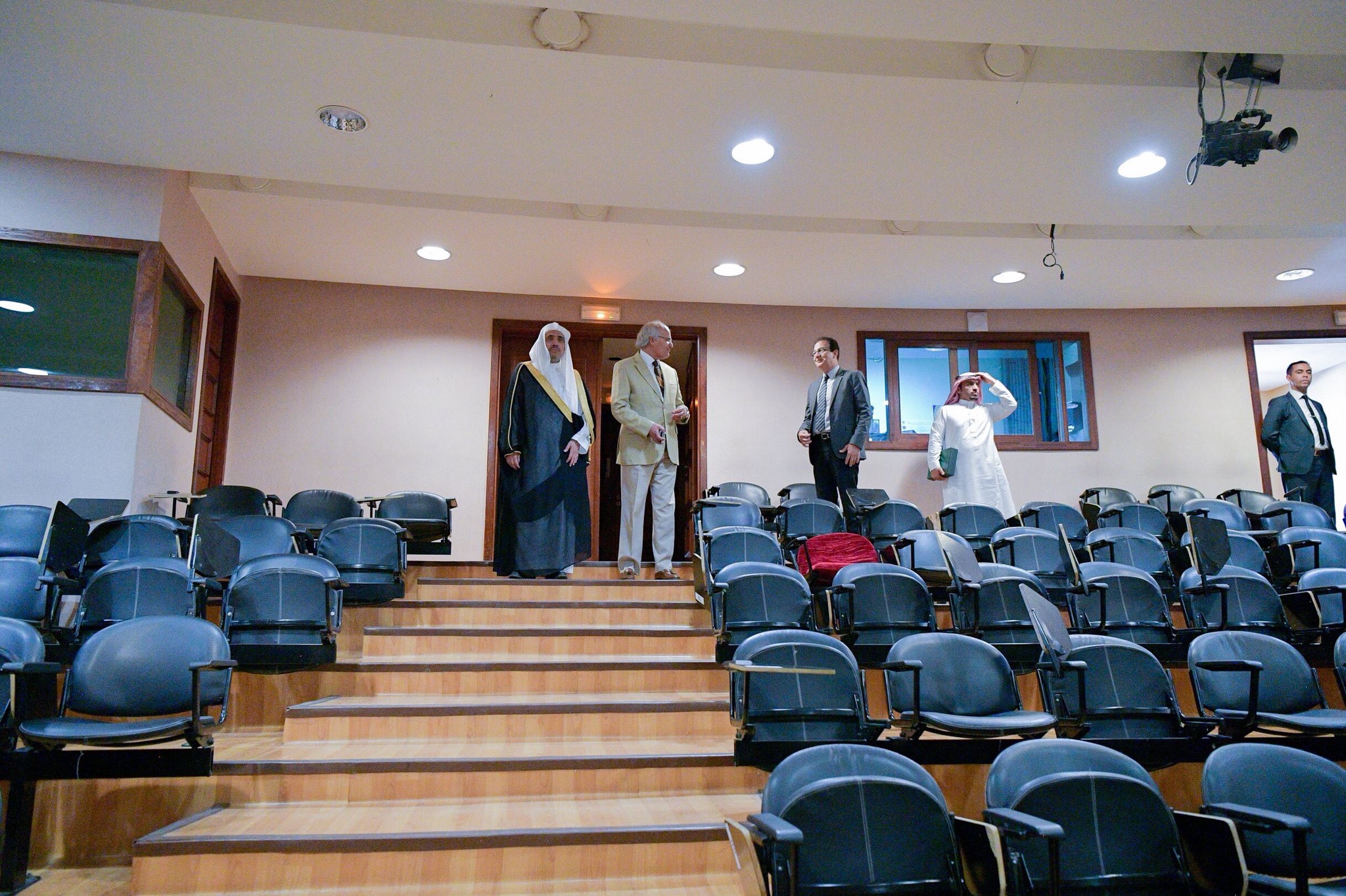 Al Akhawayn University in the Kingdom of Morocco receives and celebrates the Secretary-General of the MWL Dr. Mohammed Alissa.