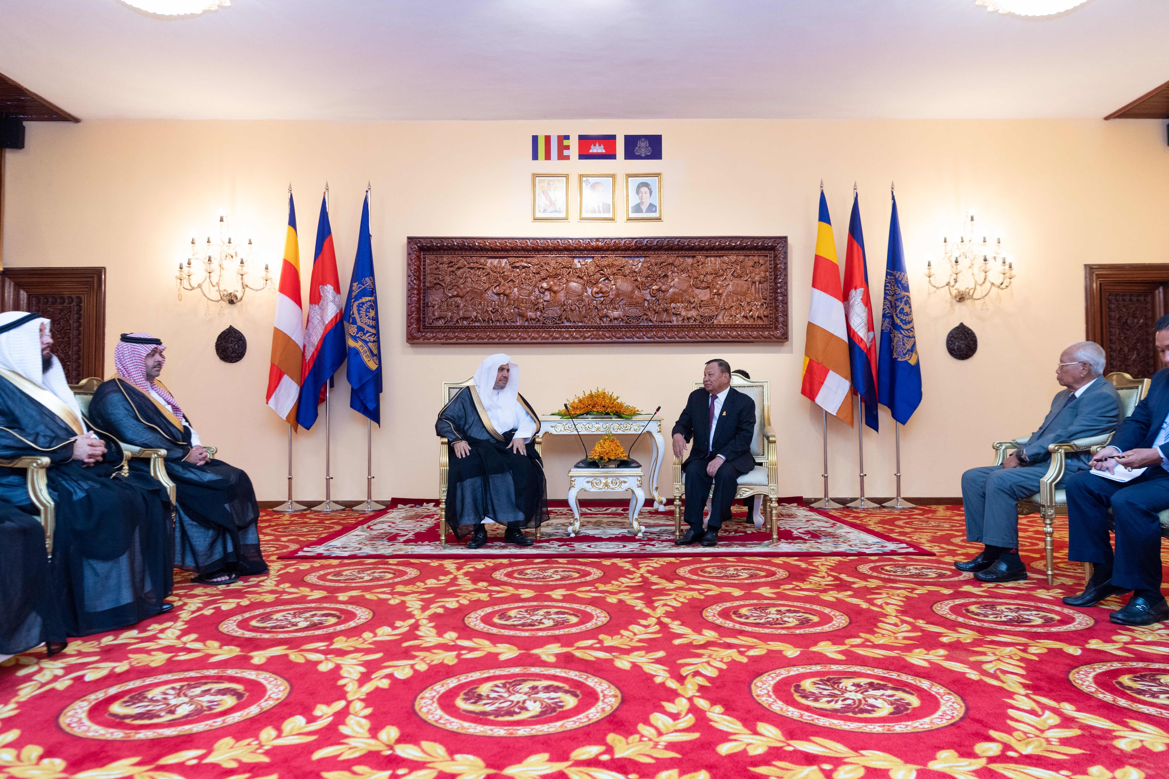 MohammadAlissa rencontre Mr. Chee Sim le Président du Sénat cambodgien