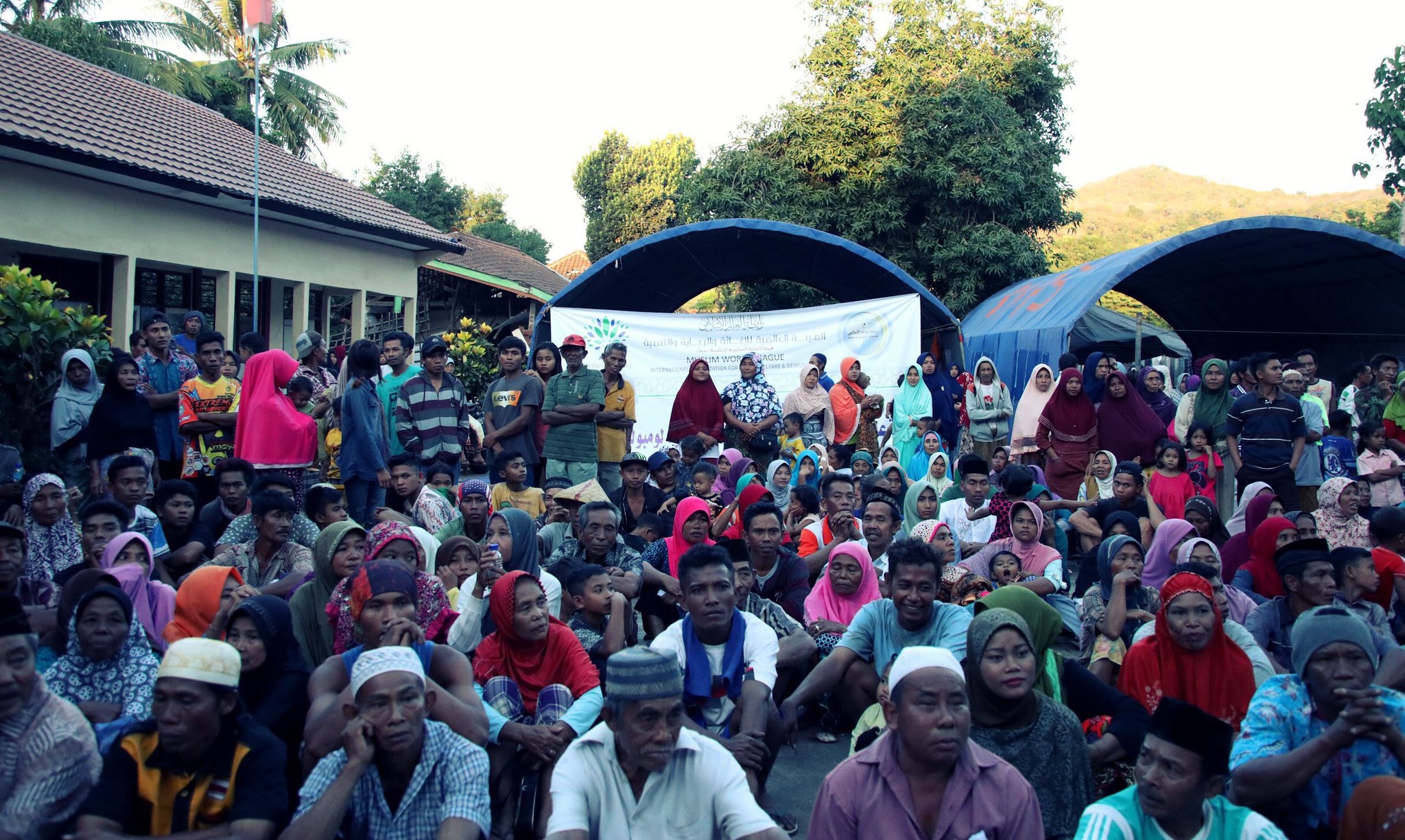The MWL launches the first phase of its emergency campaign to aid the victims of the devastating Lombok Earthquake