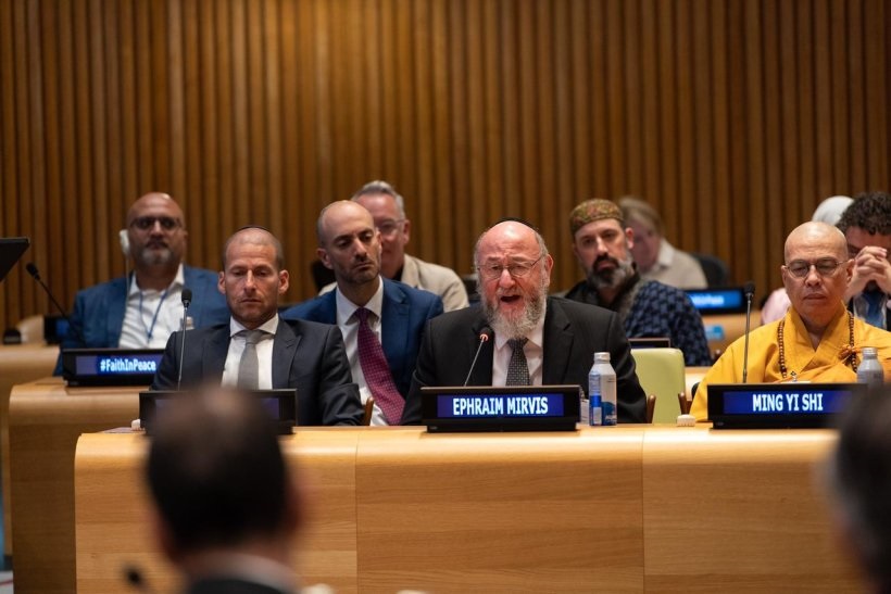 From the United Nations platform and with the participation of its leaders:  Dr. Al-Issa launches the Muslim World League initiative of "Building bridges of understanding and peace between East and West"