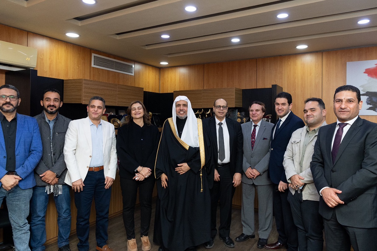 Dans le cadre de sa visite en Egypte, et en présence du Président du Conseil d'Administration et du Rédacteur en Chef :