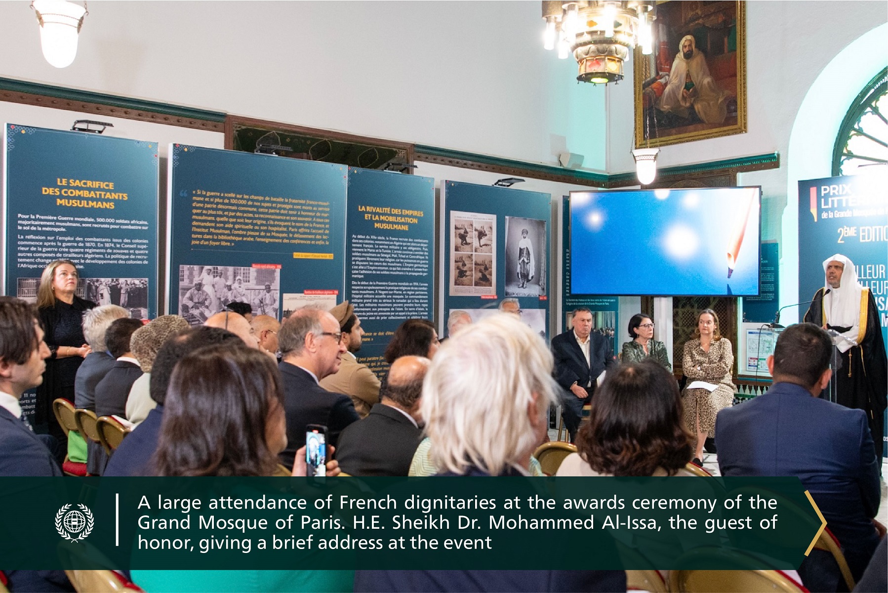 One of the most historic mosques in Europe, the Grand Mosque of Paris, hosts His Excellency Sheikh Dr. Mohammed Al-Issa for an extensive discussion panel with several French intellectuals