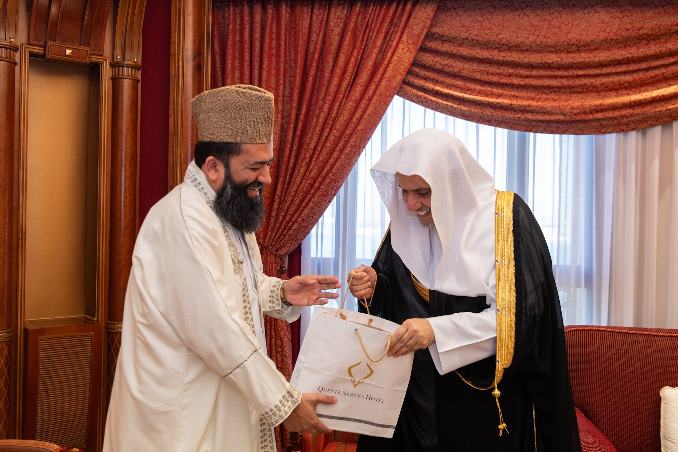 Le Secrétaire général de la LIM, Président de l'Organisation des savants musulmans, cheikh Mohammed Al-Issa