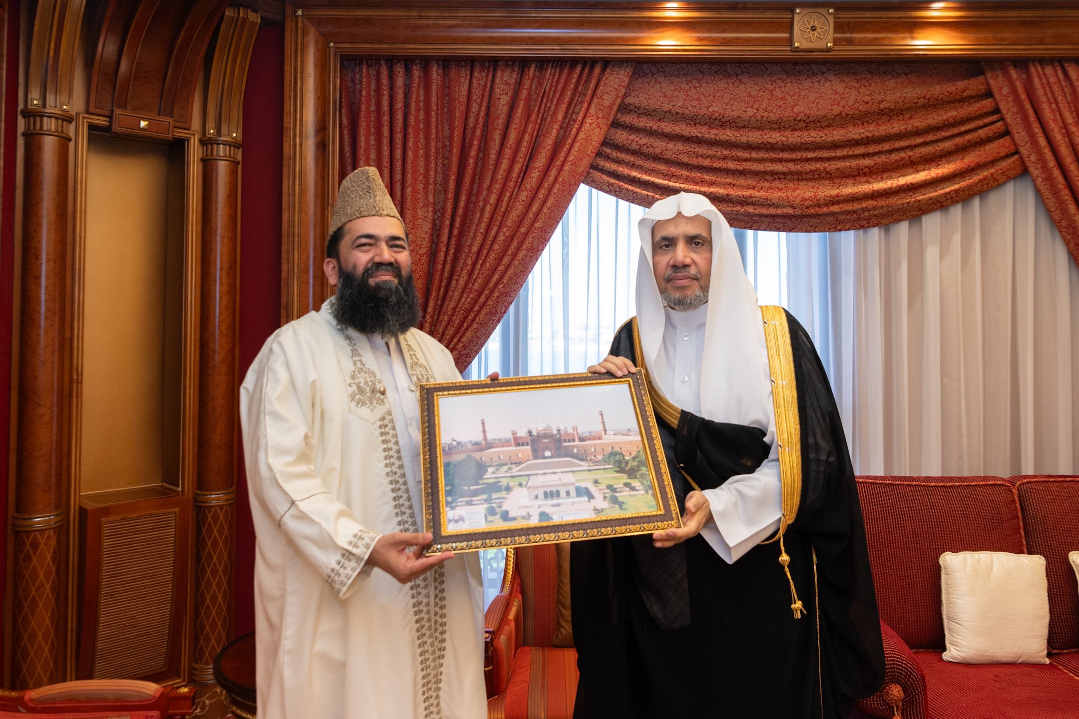 Le Secrétaire général de la LIM, Président de l'Organisation des savants musulmans, cheikh Mohammed Al-Issa