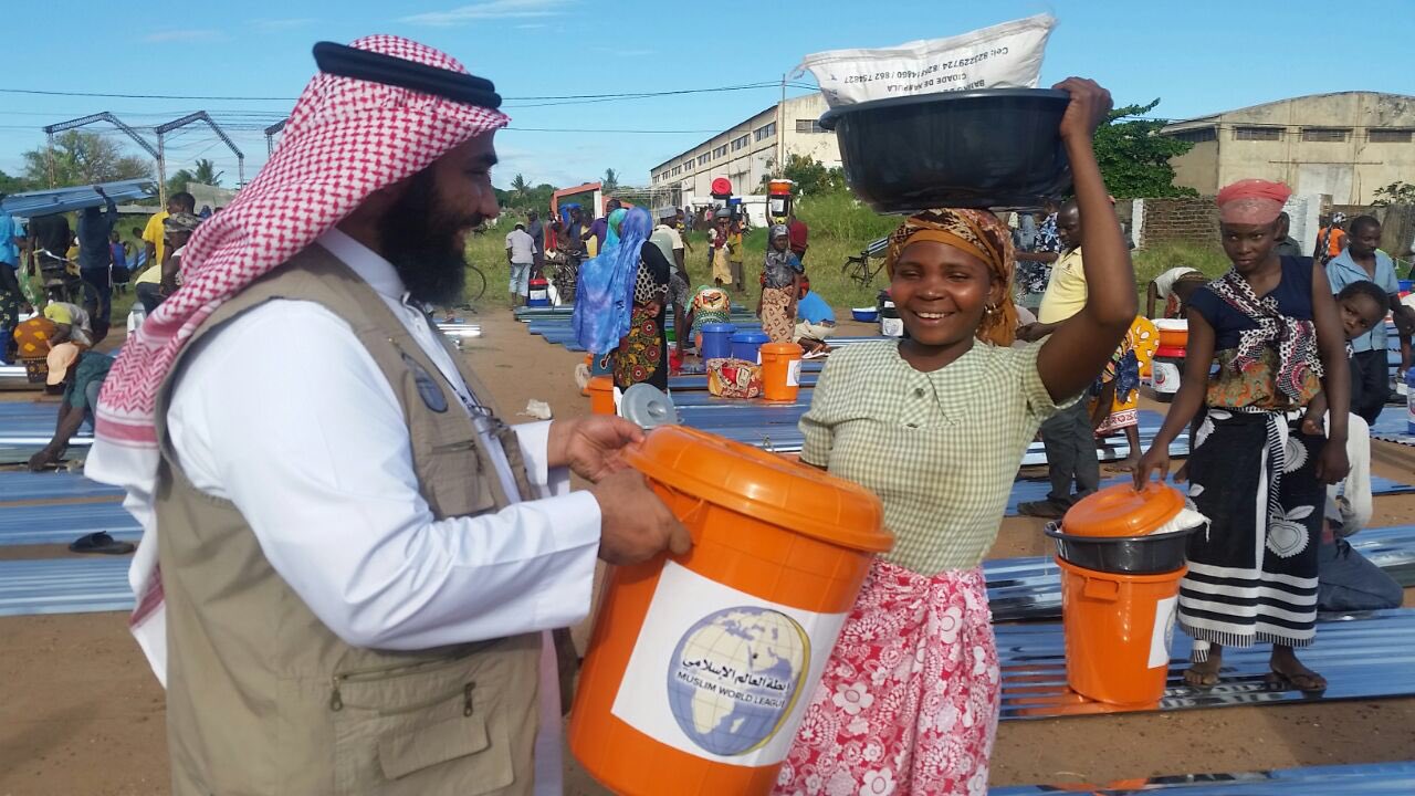 The MWL provided "urgent" aid to more than 13000 affected by the floods in Mozambique