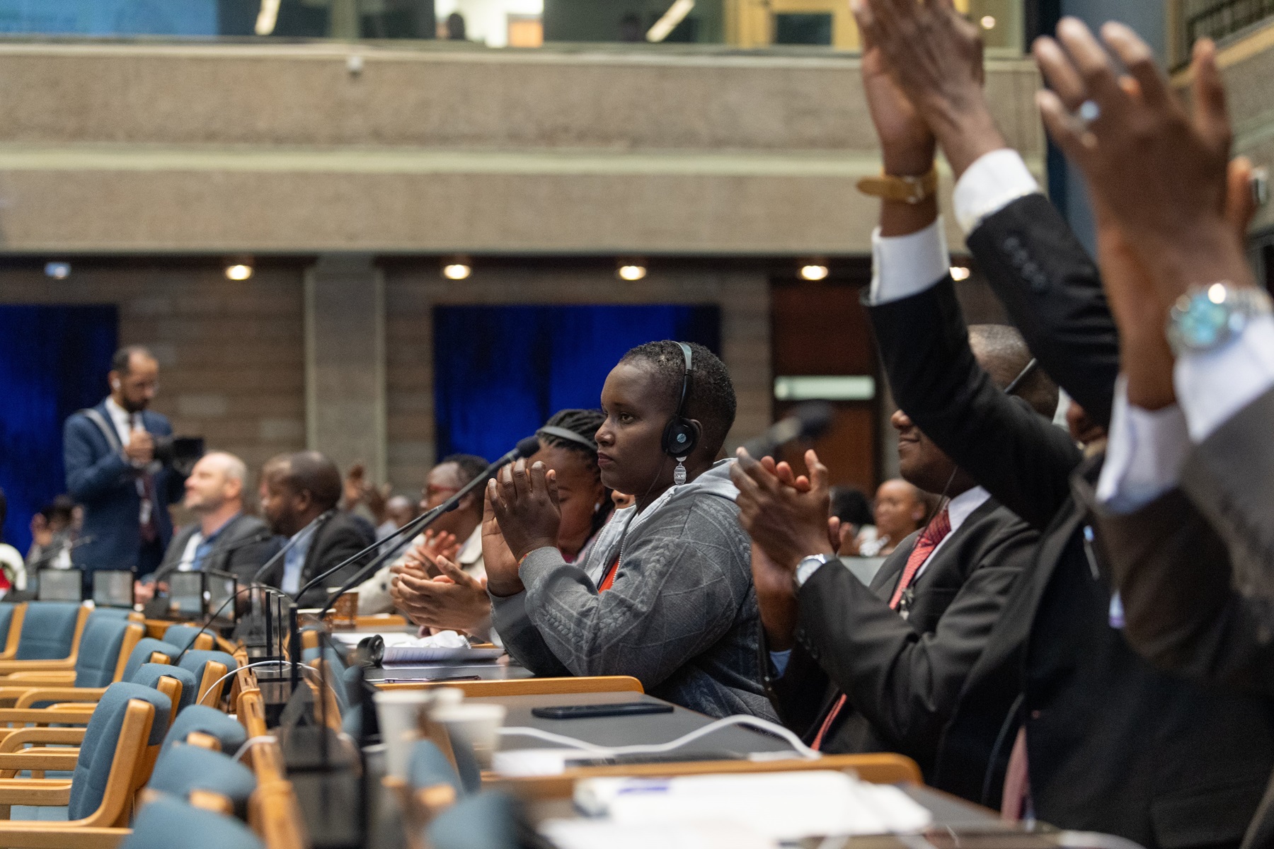 En la sede de las Naciones Unidas en Nairobi, el Secretario General, Presidente de la Comisión de Ulemas, el Sheij Mohammed Al-Issa, fue el invitado de honor del "Foro África para la Juventud"