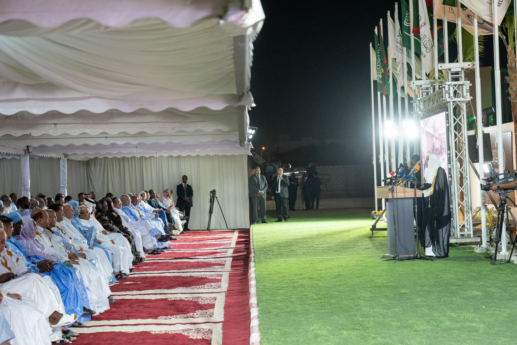 As part of the Museum's international expansion plan, and with the participation of His Excellency the Secretary-General of the MWL, as well as in the presence of members of the diplomatic corps and prominent figures, the President of Mauritania inaugurated the Museum of the Prophet’s Biography in Nouakchott.