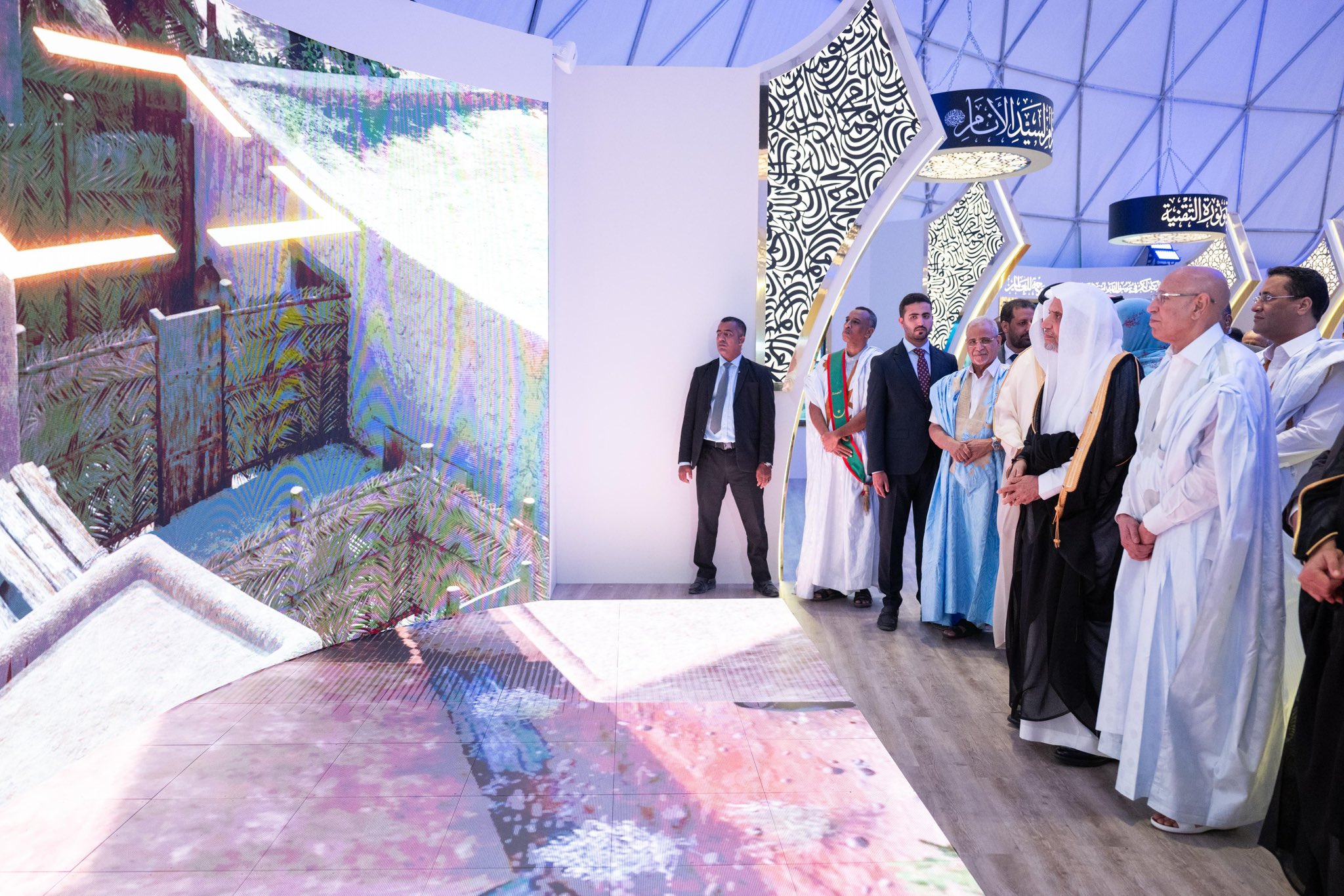 As part of the Museum's international expansion plan, and with the participation of His Excellency the Secretary-General of the MWL, as well as in the presence of members of the diplomatic corps and prominent figures, the President of Mauritania inaugurated the Museum of the Prophet’s Biography in Nouakchott.