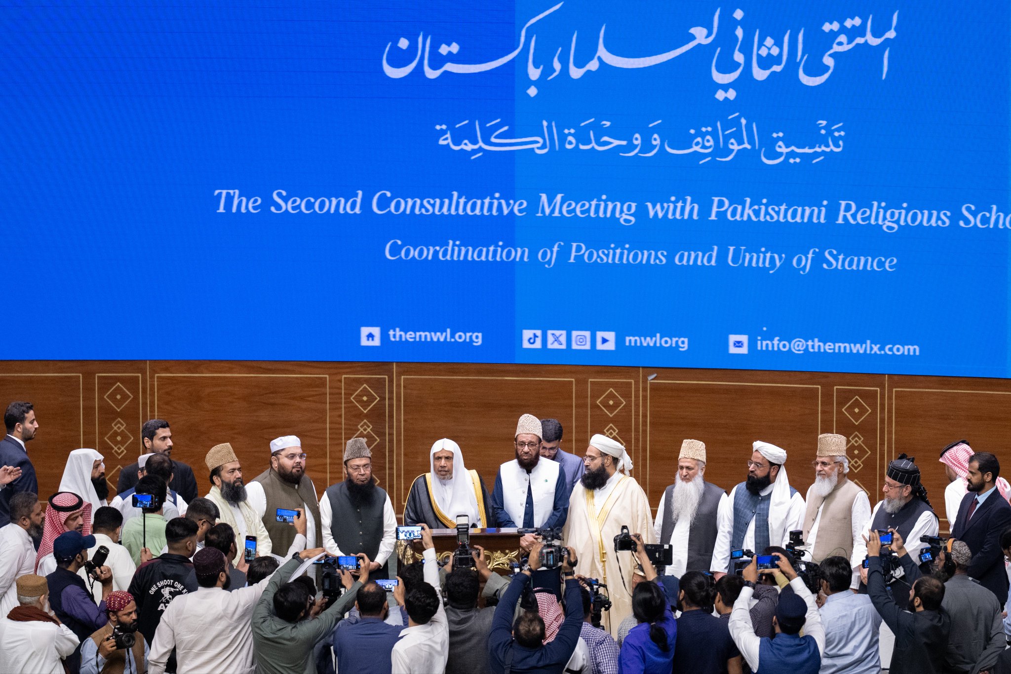 Cheikh Mohammed Alissa, a inauguré le deuxième forum des oulémas du Pakistan, placé sous le thème: « La coordination des positions et l’unité de la parole ».