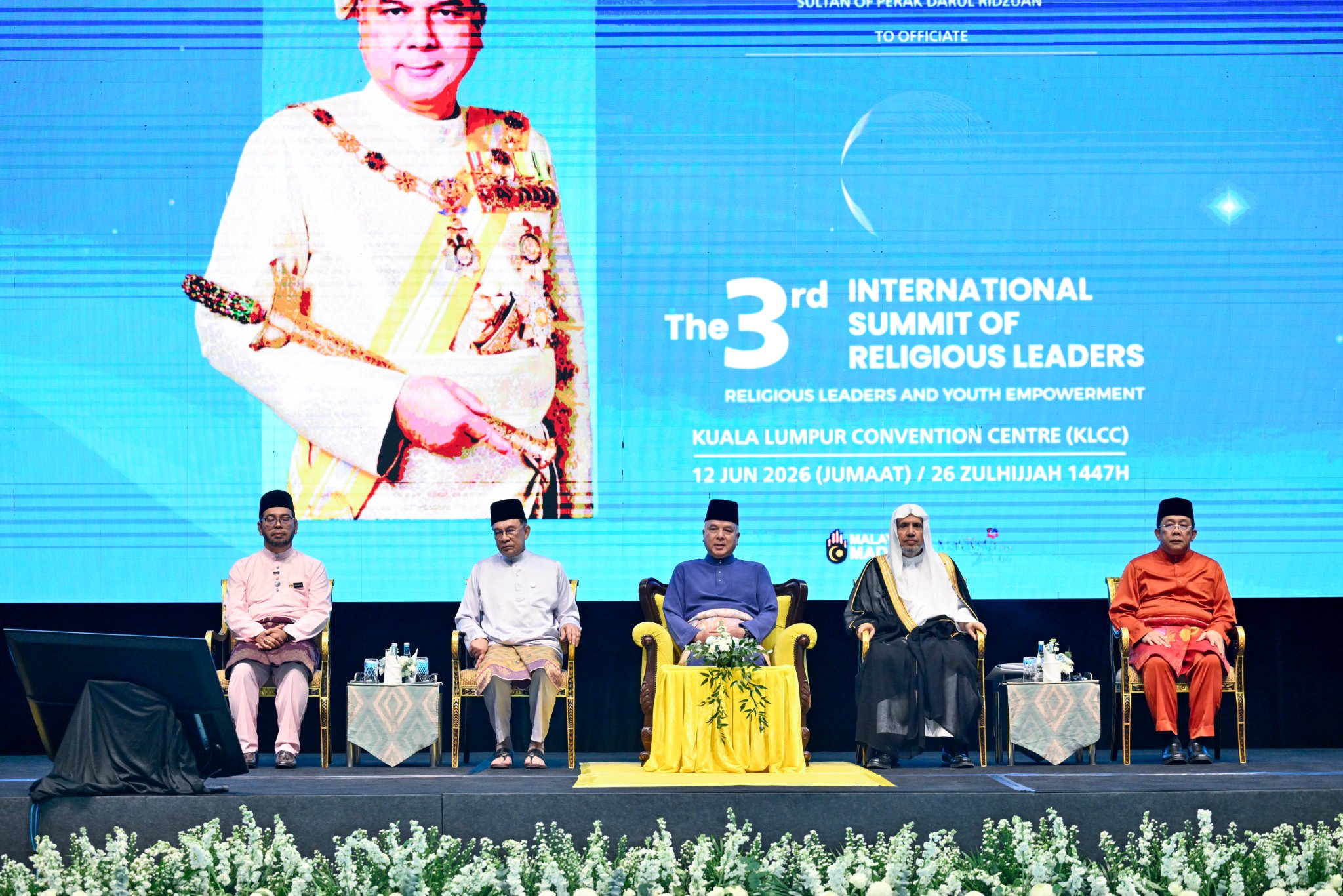 Photos from the Third International Summit of Religious Leaders, featuring H.E. Sheikh Dr. Mohammed Al-Issa , Secretary-General of the MWL and Chairman of the OMS, as a keynote speaker at the opening ceremony