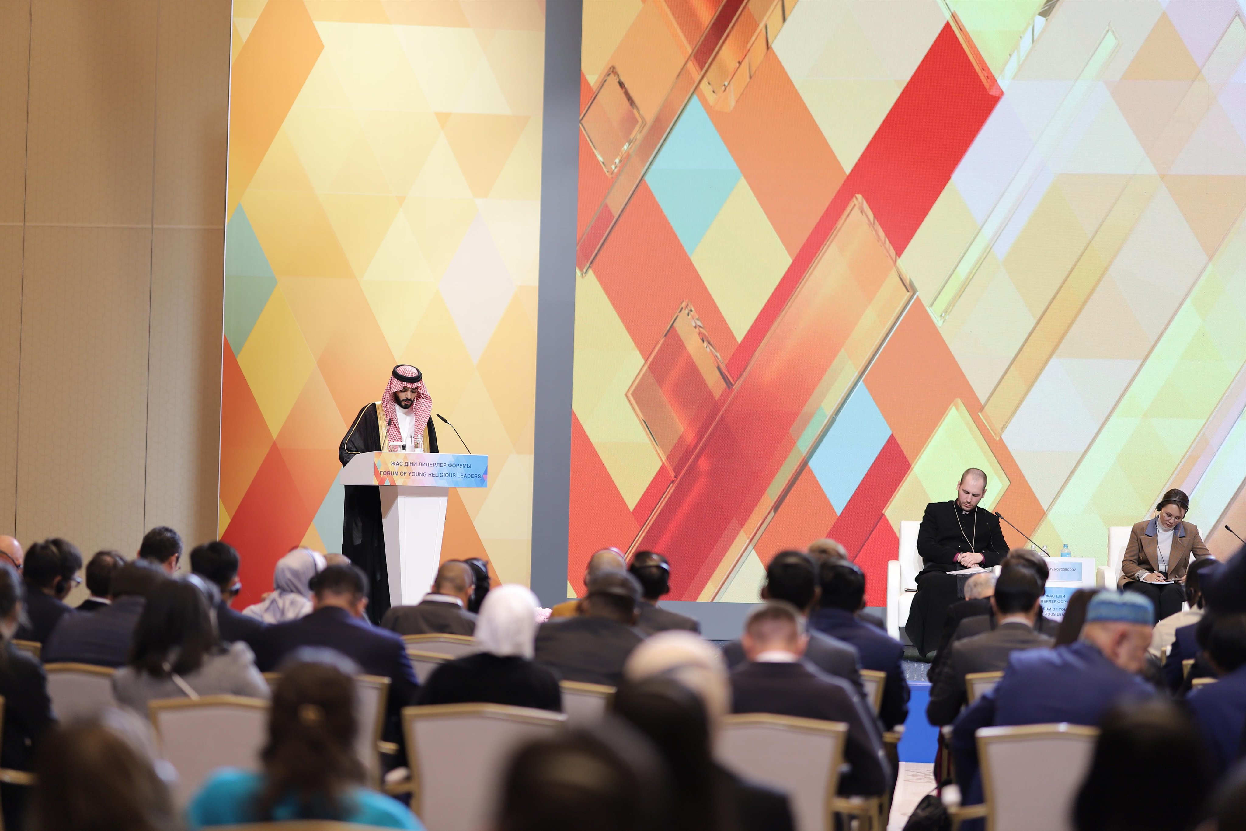 His Excellency Dr. Abdulaziz Sarhan and His Eminence Sheikh Abdul Latif Al-Mutlaq represented the MWL at the 22nd meeting of the Secretariat of the Congress of Leaders of World and Traditional Religions in Kazakhstan