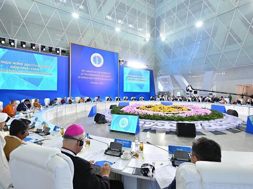 His Excellency Dr. Abdulaziz Sarhan and His Eminence Sheikh Abdul Latif Al-Mutlaq represented the MWL at the 22nd meeting of the Secretariat of the Congress of Leaders of World and Traditional Religions in Kazakhstan