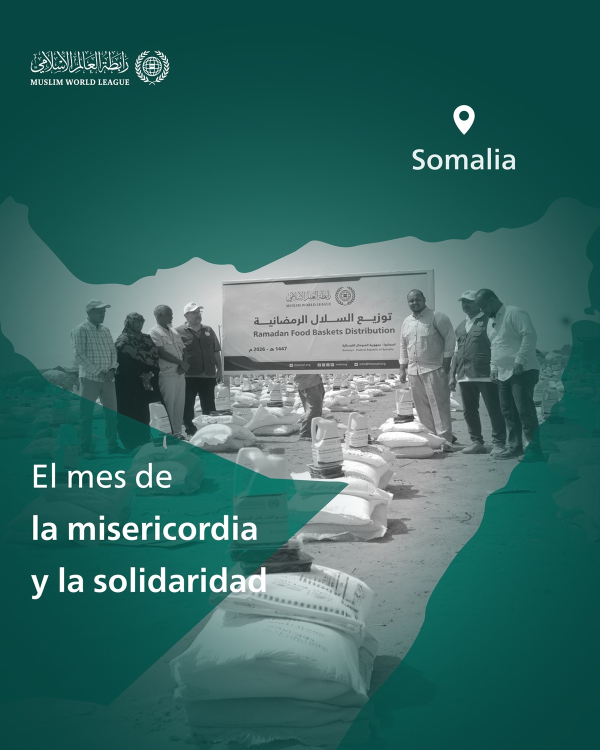 El mes de la misericordia y la solidaridad: La Liga del Mundo Islámico continúa el envío de las cestas de Ramadán en beneficio de las personas necesitadas en todo el mundo. Estos son los convoyes que han llegado a la República Federal de Somalia: