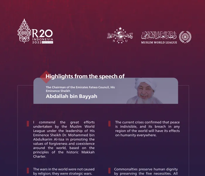 Highlights from the Speech of the Chairman of the Emirates Fatwa Council