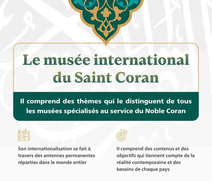 Le Musée International du Saint Coran Un musée distingué pour son contenu, ses objectifs, son public ciblé et sa portée mondiale