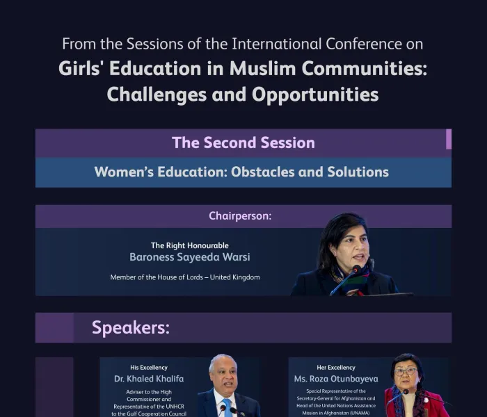"The initiative is of significant importance and is truly inspiring."  Highlights of key ideas and outcomes discussed in the second session of the Girl's Education Matters initiative in Muslim communities: