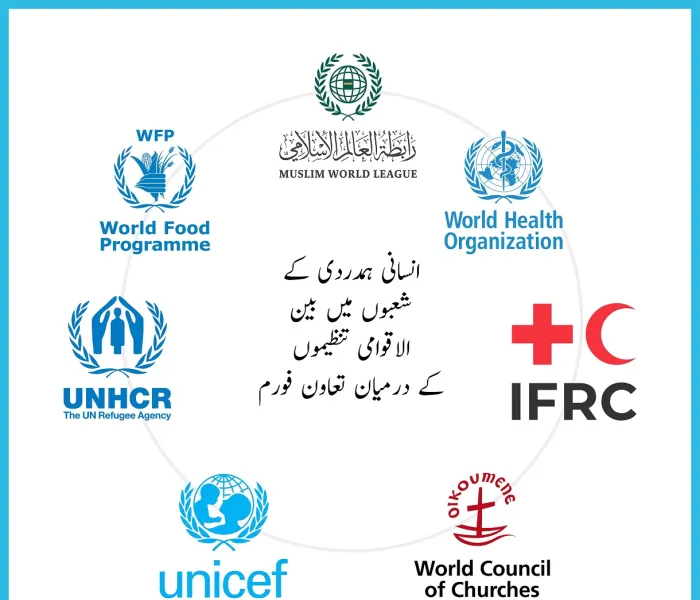 جنیوا میں بین الاقوامی انسانی تنظیموں کا اجلاس، جس میں #رابطہ_عالم_اسلامی کے سیکرٹری جنرل اور ورلڈ کونسل آف چرچز کے سیکرٹری جنرل شرکت کررہے ہیں۔