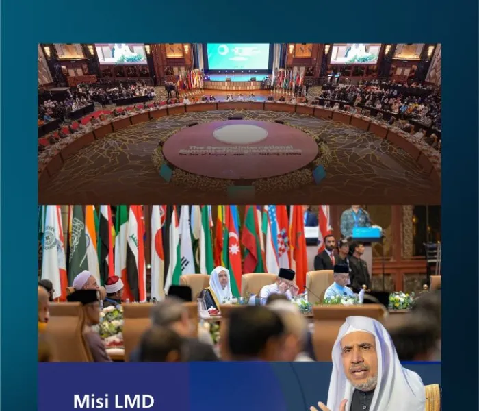 Berbagai pertemuan, dialog, inisiatif, serta program yang "efektif" dan "terukur" di seluruh dunia, memperkuat kehadiran agama kita yang luhur dengan risalahnya yang bersifat universal, akidah tauhidnya, dan syariatnya yang penuh hikmah.