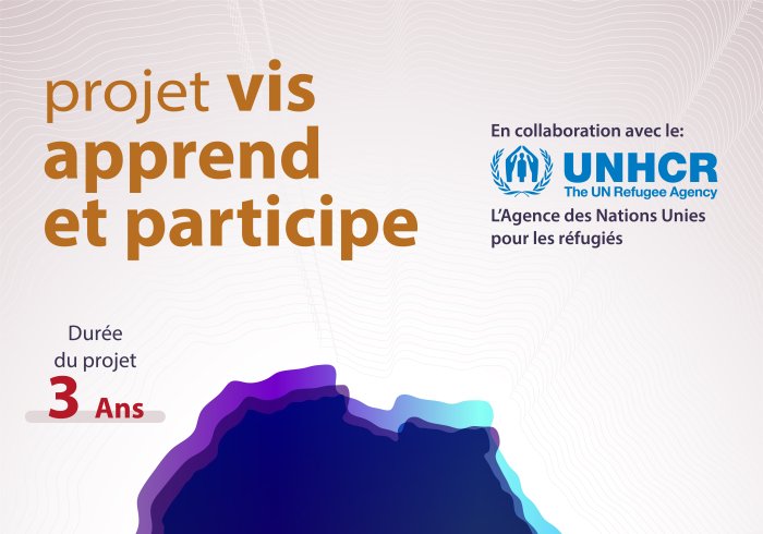 Le programme bénéfique  «Vis Apprend et participe» entre la LIM et l’HCR; promouvoir des solutions et des programmes de développement aux enfants et aux jeunes en danger :