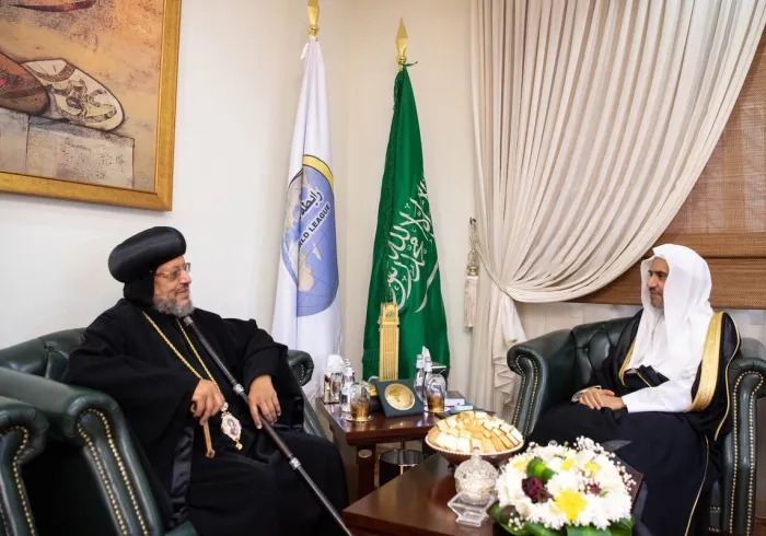 The SG of the MWL Dr. Alissa received His Grace Bishop Morcos of the Coptic Orthodox Church in the Greater Shubra