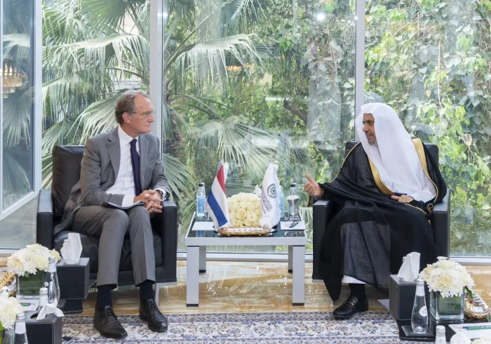 Mohammad Alissa a reçu Jos Douma, Ambassadeur et envoyé spécial néerlandais pour les affaires religieuses
