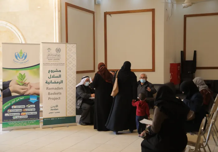 ‫اردن‬ میں شامی پناہ گزینوں کے لئے ‫رمضان‬ افطاری کوپن
