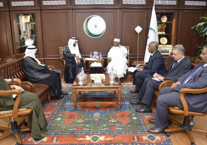 His Excellency Mr. Hissein Brahim Taha, the Secretary-General of the OIC, received His Excellency Dr. Abdulrahman Al-Zaid, Deputy Secretary-General of the MWL