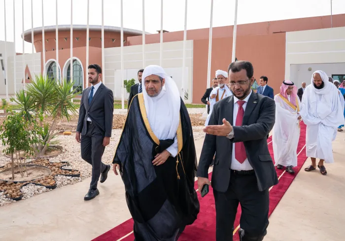 On an official visit scheduled to last several days, His Excellency Sheikh Dr.Mohammed Alissa, Secretary-General of the MWL and Chairman of the Organization of Muslim Scholars arrives in the Islamic Republic of Mauritania,