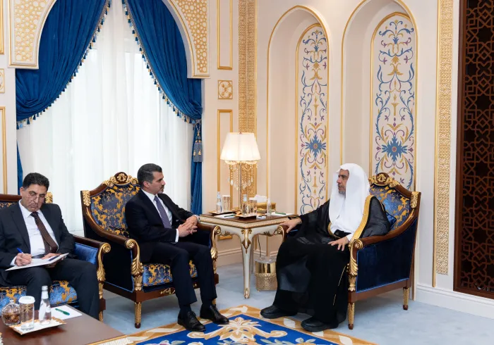 His Excellency Sheikh Dr. Mohammed Al-Issa , Secretary-General of the MWL and Chairman of the Organization of Muslim Scholars, welcomed Muhammad Samir Nakshabndy 