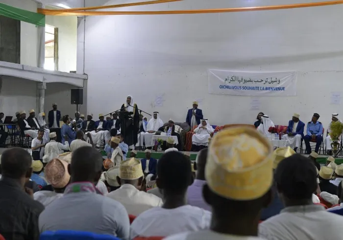 Sheikh Dr. Al-Issa speaking to African scholars