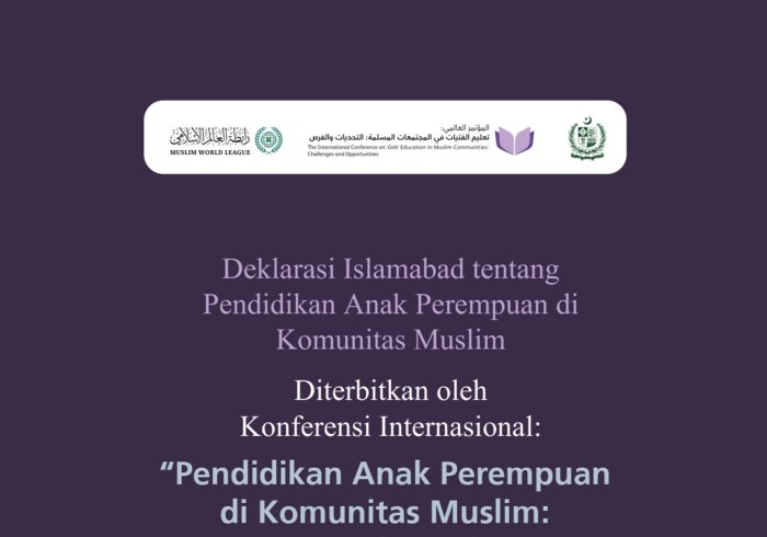 Deklarasi Islamabad tentang Pendidikan Anak Perempuan di Komunitas Muslim