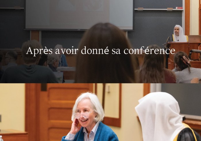 Après la conférence donnée par le SG à la faculté de droit de l’université de Harvard :