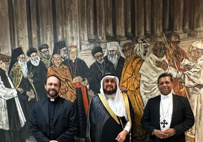 Today, His Excellency Dr. Abdulaziz Sarhan, Advisor and Coordinating Commissioner of the Muslim World League to the Vatican, participated in the inauguration ceremony of Pope Leo XIV.