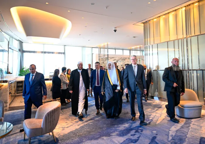 The Australian National Imams Council, hosted a luncheon in honor of H.E. Sheikh Dr. Mohammed Al-Issa, Secretary-General