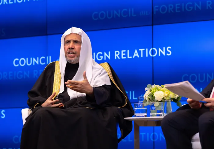 Ranked among the top global think tanks, the American Council on Foreign Relations (CFR), recently hosted His Excellency Sheikh Dr. Mohammed Al-Issa, Secretary-General of the Muslim World League at its headquarters in New York