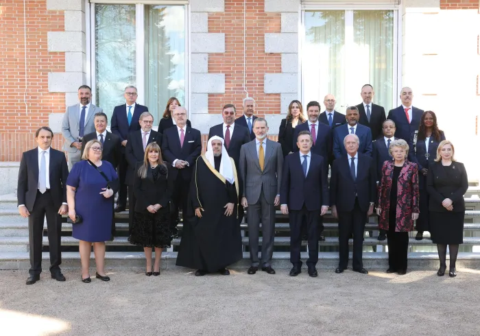 In a special bilateral meeting, His Majesty King Felipe VI of Spain was honored to host His Excellency Sheikh Dr. Mohammed Al-Issa, Secretary-General of the Muslim World League (MWL) as a distinguished guest of honor
