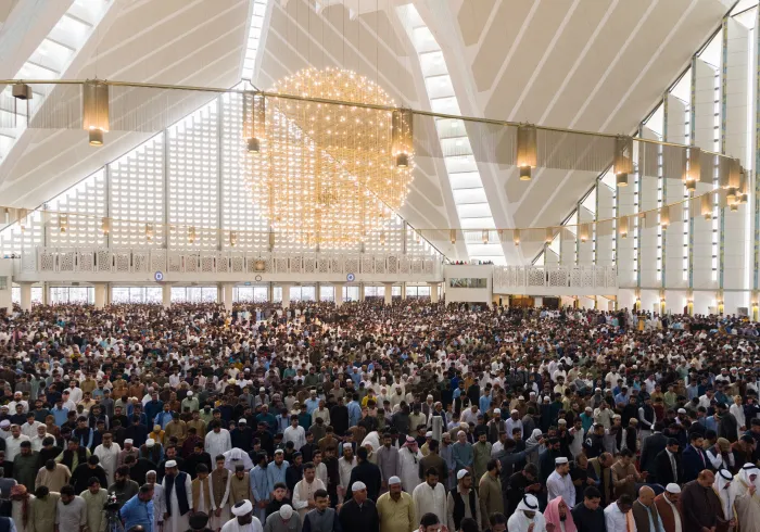 from the pulpit of the King Faisal Mosque in Islamabad, His Excellency Sheikh Dr. Mohammed Alissa:  Many Muslims have significantly influenced the call to Islam through their deeds before their words
