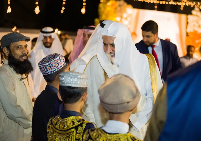 Photos from the visit of His Excellency Sheikh Dr. Mohammed Al-Issa, Secretary-General of the Muslim World League, to the children of Ali bin Abi Talib Orphanage in Pakistan, which serves more than 4,600 orphans: