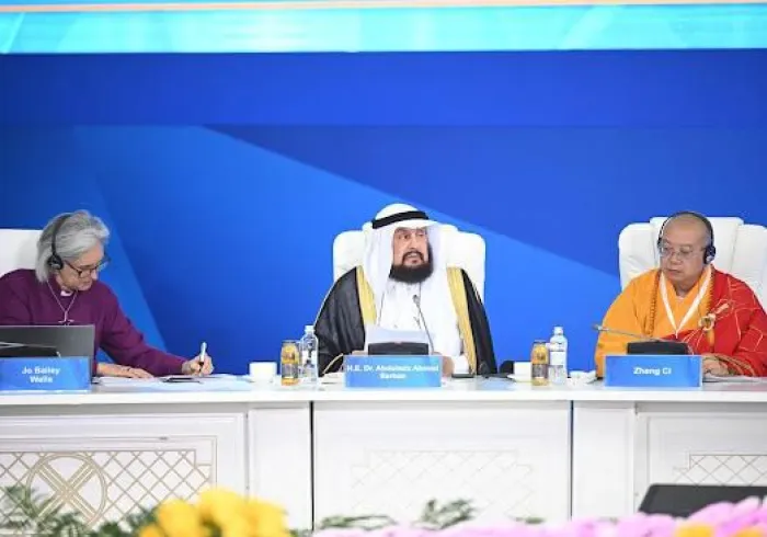 His Excellency Dr. Abdulaziz Sarhan and His Eminence Sheikh Abdul Latif Al-Mutlaq represented the MWL at the 22nd meeting of the Secretariat of the Congress of Leaders of World and Traditional Religions in Kazakhstan