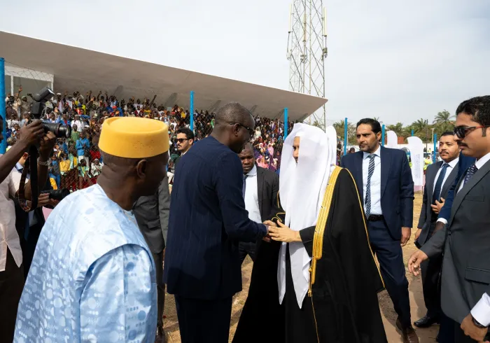 Under the patronage of His Excellency the President of Guinea-Bissau, in the largest Quranic gathering of its kind in West Africa: