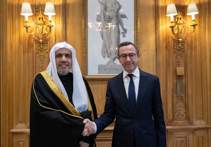 As part of his visit, during which he accepted invitations from prominent global centers for thought and study to discuss developments in issues pertinent to the mission of the Muslim World League (MWL), and to clarify the Sharia perspective on these matters,