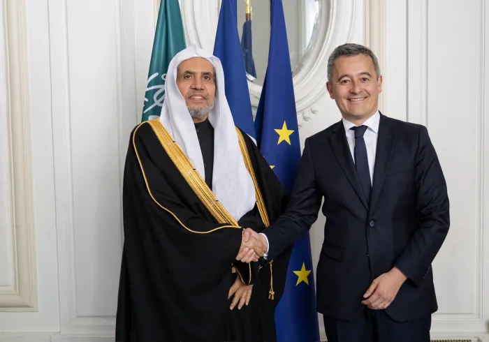 As part of his visit, during which he accepted invitations from prominent global centers for thought and study to discuss developments in issues pertinent to the mission of the Muslim World League (MWL)
