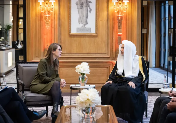 As part of his visit, during which he accepted invitations from prominent global centers for thought and study to discuss developments on issues pertinent to the mission of the Muslim World League