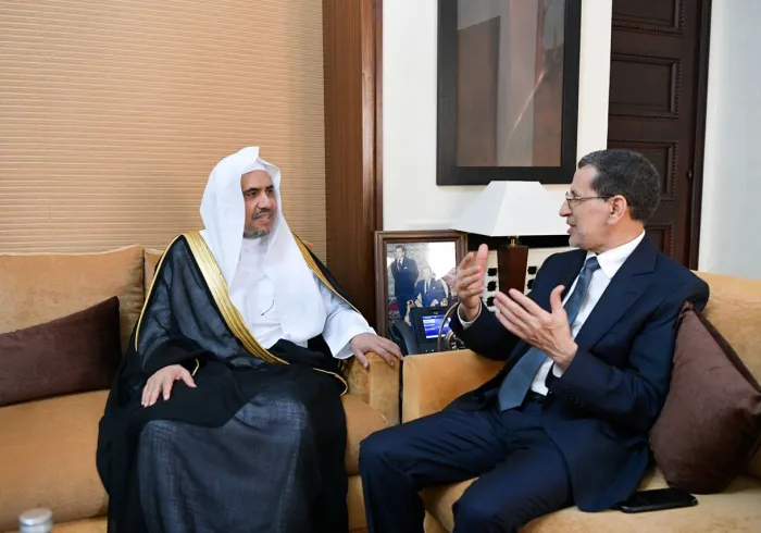 A souvenir photo of Dr. Al-Issa with Dr. Othmani.