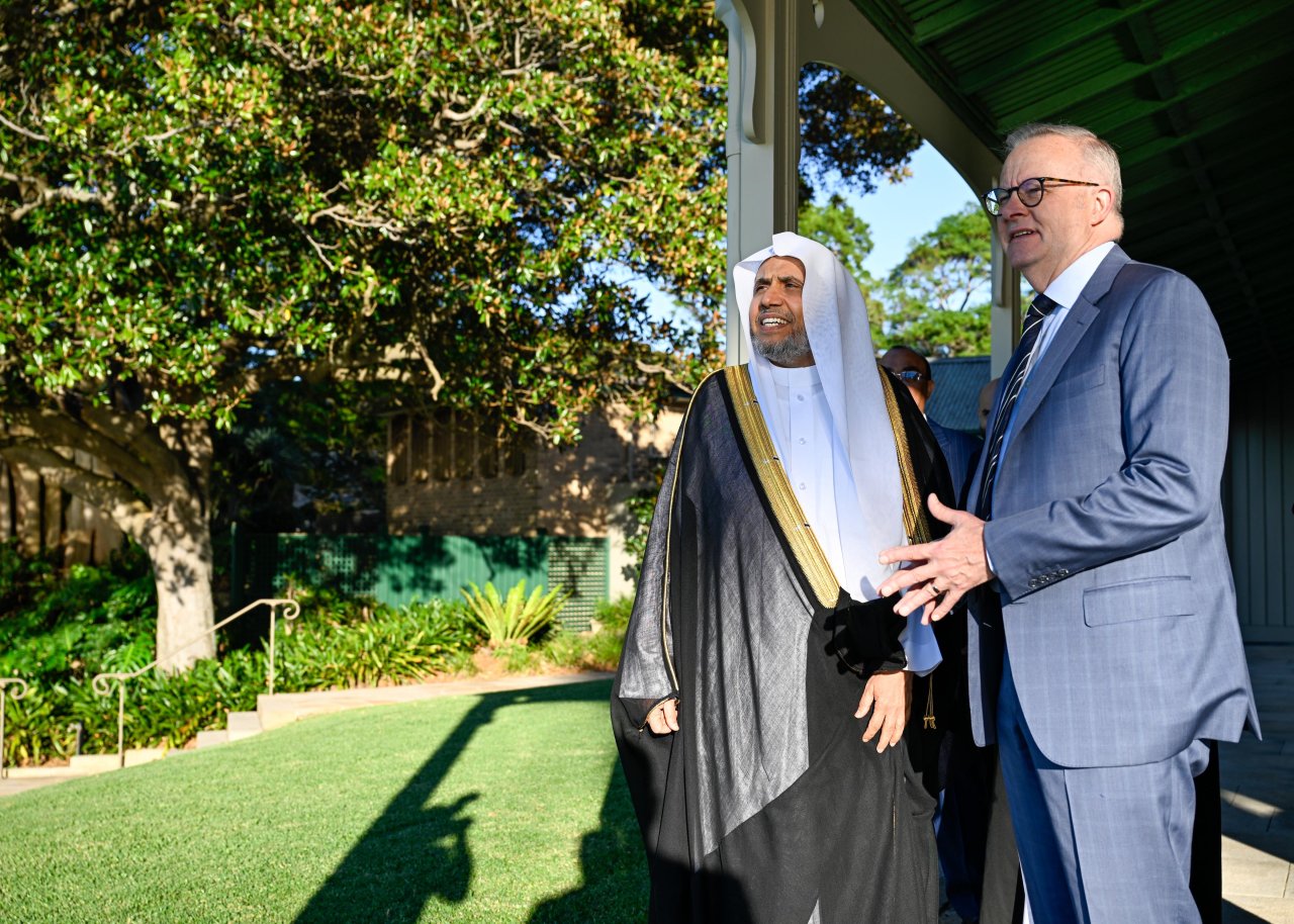 Le Premier ministre australien reçoit le Secrétaire général de la Ligue islamique mondiale