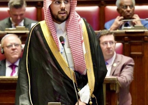 El Subsecretario General encargado de la comunicación institucional, el Sr. Abdelwahab Al-Shehri, pronunció el discurso de la LigadelMundoIslamico durante la segunda conferencia parlamentaria sobre el diálogo interreligioso, organizada por la Unión interp