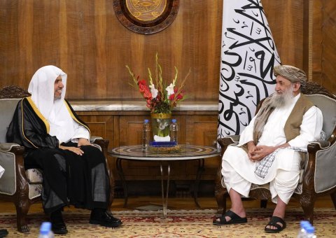 في سياق احتفاءٍ كبير بأوّل زيارةٍ لرابطة العالم الإسلامي.. رئيس وزراء أفغانستان يستقبل الأمين العام لرابطة العالم الإسلامي في العاصمة "كابل"